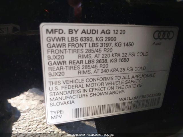 Photo 8 VIN: WA1LJAF73MD027089 - AUDI Q7 