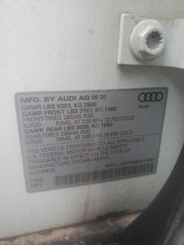 Photo 12 VIN: WA1LJAF75MD014361 - AUDI Q7 PREMIUM 