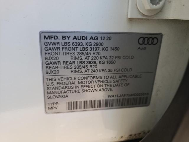 Photo 11 VIN: WA1LJAF75MD025618 - AUDI Q7 