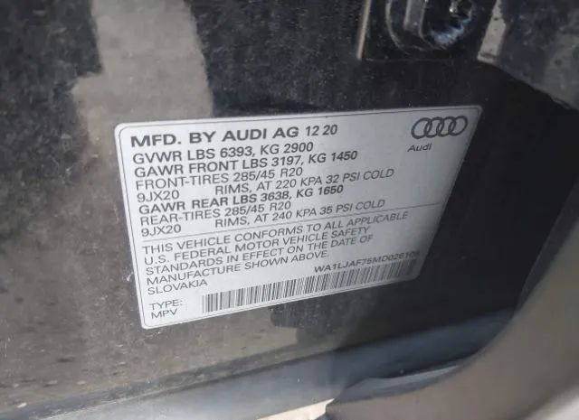 Photo 8 VIN: WA1LJAF75MD026106 - AUDI Q7 