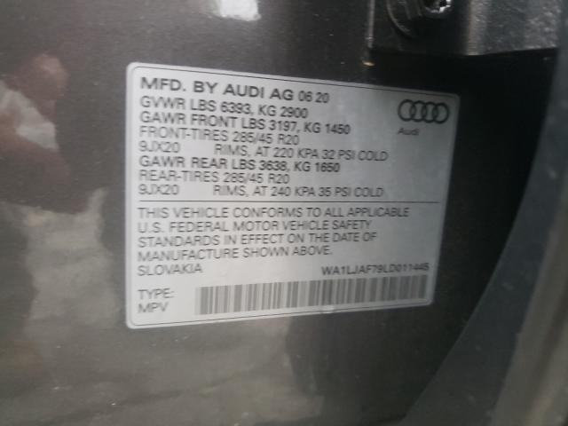 Photo 9 VIN: WA1LJAF79LD011445 - AUDI Q7 