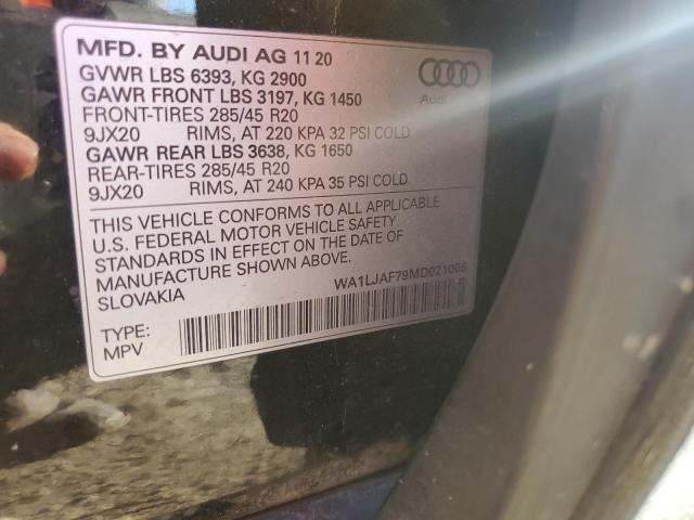 Photo 12 VIN: WA1LJAF79MD021006 - AUDI Q7 PREMIUM 