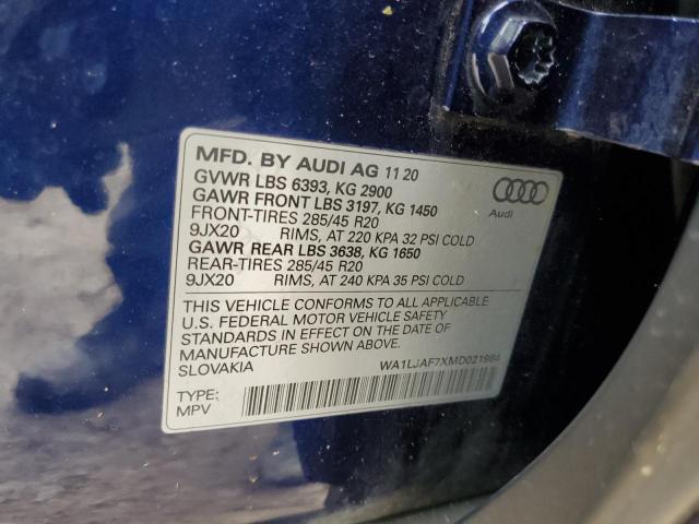 Photo 12 VIN: WA1LJAF7XMD021984 - AUDI Q7 PREMIUM 