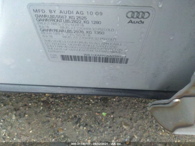 Photo 8 VIN: WA1LKAFP0AA039923 - AUDI Q5 