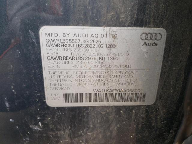 Photo 11 VIN: WA1LKAFP0AA068001 - AUDI Q5 PREMIUM 