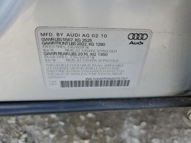 Photo 12 VIN: WA1LKAFP0AA075787 - AUDI Q5 