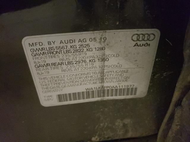 Photo 9 VIN: WA1LKAFP0AA111977 - AUDI Q5 PREMIUM 