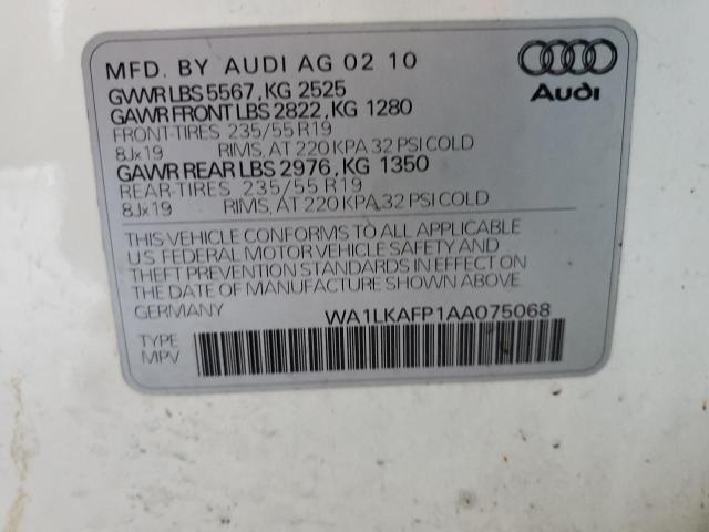 Photo 12 VIN: WA1LKAFP1AA075068 - AUDI Q5 PREMIUM 