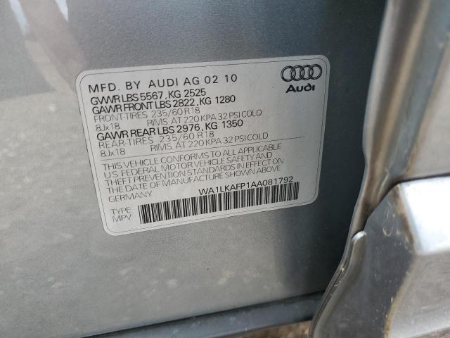 Photo 12 VIN: WA1LKAFP1AA081792 - AUDI Q5 