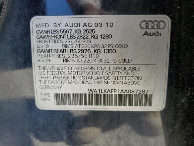 Photo 12 VIN: WA1LKAFP1AA087267 - AUDI Q5 