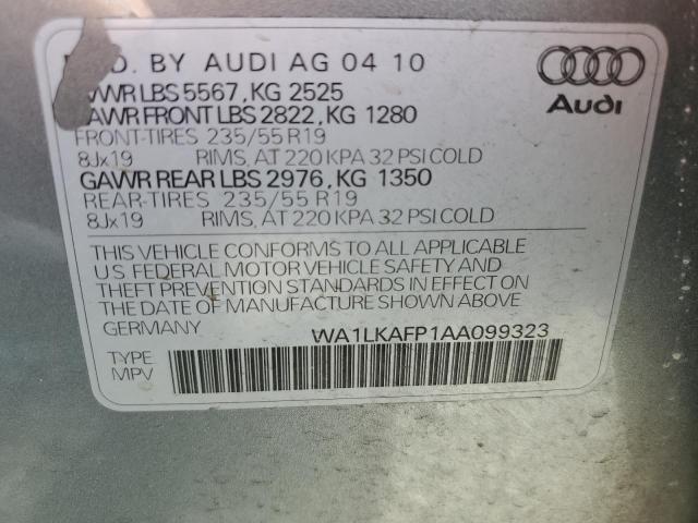 Photo 12 VIN: WA1LKAFP1AA099323 - AUDI Q5 PREMIUM 