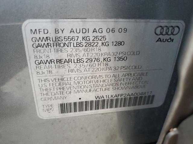 Photo 12 VIN: WA1LKAFP2AA004817 - AUDI Q5 PREMIUM 