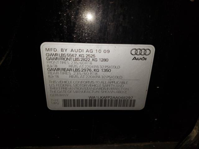 Photo 9 VIN: WA1LKAFP2AA048297 - AUDI Q5 PREMIUM 