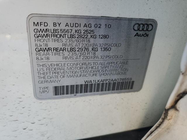 Photo 12 VIN: WA1LKAFP2AA078559 - AUDI Q5 