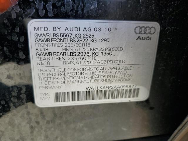 Photo 11 VIN: WA1LKAFP2AA095877 - AUDI Q5 