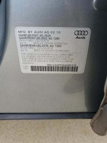 Photo 11 VIN: WA1LKAFP3AA085374 - AUDI Q5 PREMIUM 