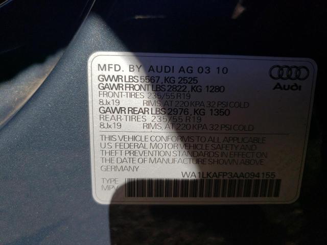 Photo 12 VIN: WA1LKAFP3AA094155 - AUDI Q5 