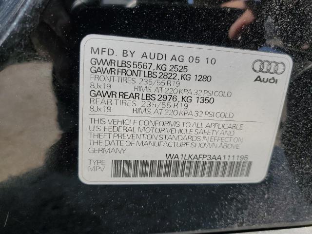 Photo 12 VIN: WA1LKAFP3AA111195 - AUDI Q5 