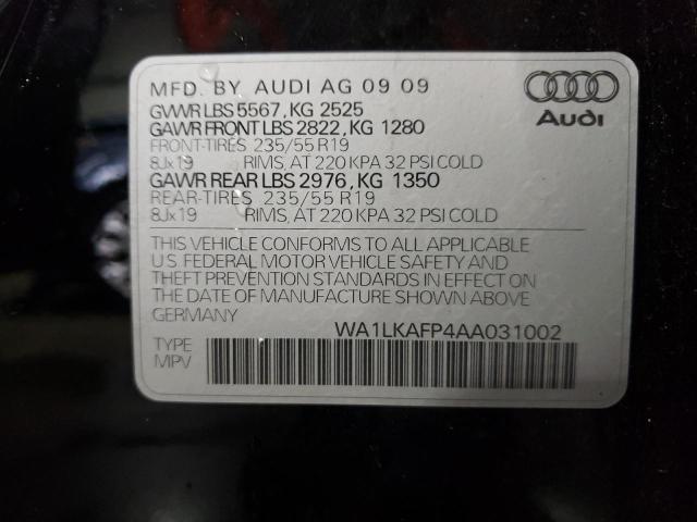 Photo 13 VIN: WA1LKAFP4AA031002 - AUDI Q5 PREMIUM 