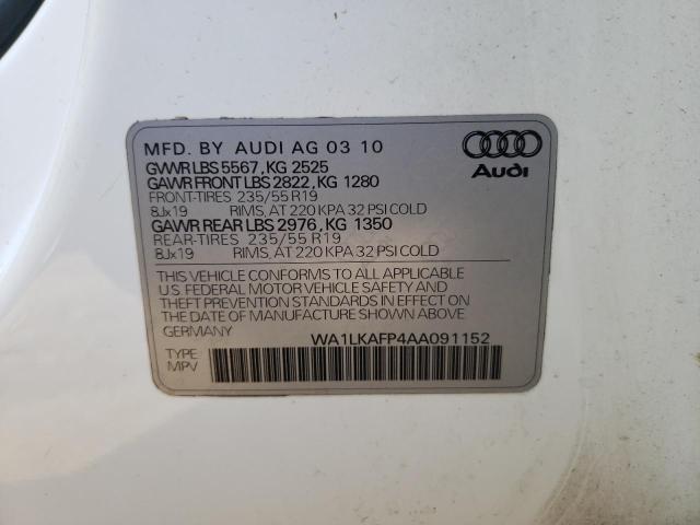 Photo 11 VIN: WA1LKAFP4AA091152 - AUDI Q5 