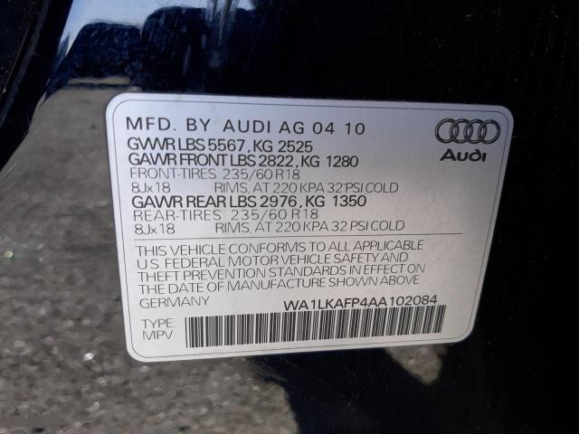 Photo 11 VIN: WA1LKAFP4AA102084 - AUDI Q5 