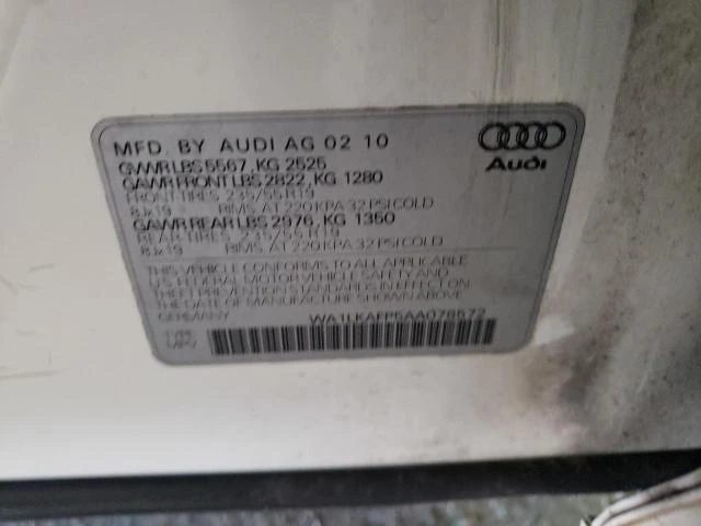 Photo 12 VIN: WA1LKAFP5AA078572 - AUDI Q5 PREMIUM 