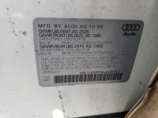 Photo 12 VIN: WA1LKAFP6AA045502 - AUDI Q5 