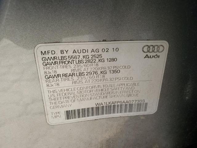 Photo 12 VIN: WA1LKAFP6AA077303 - AUDI Q5 