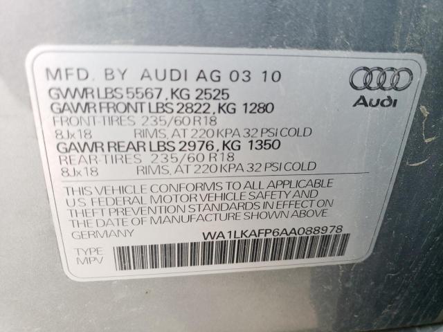 Photo 12 VIN: WA1LKAFP6AA088978 - AUDI Q5 