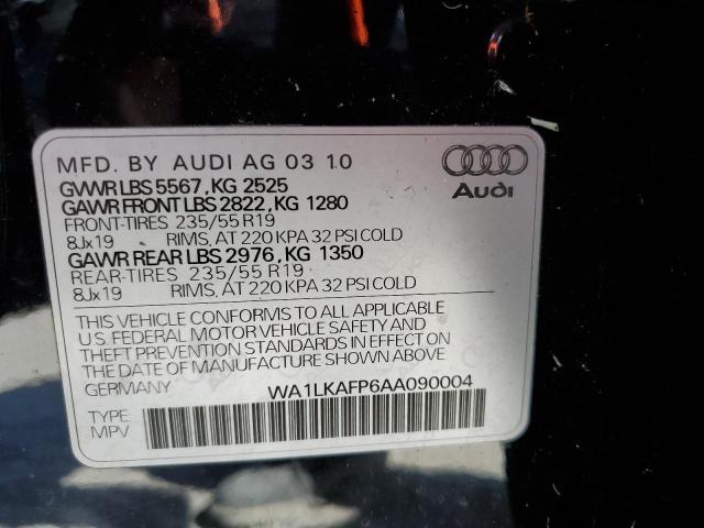 Photo 9 VIN: WA1LKAFP6AA090004 - AUDI Q5 PREMIUM 