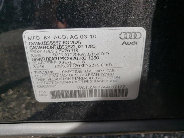 Photo 9 VIN: WA1LKAFP7AA087127 - AUDI Q5 PREMIUM 