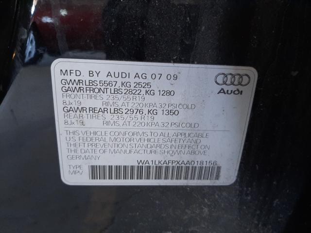 Photo 9 VIN: WA1LKAFPXAA018156 - AUDI Q5 PREMIUM 