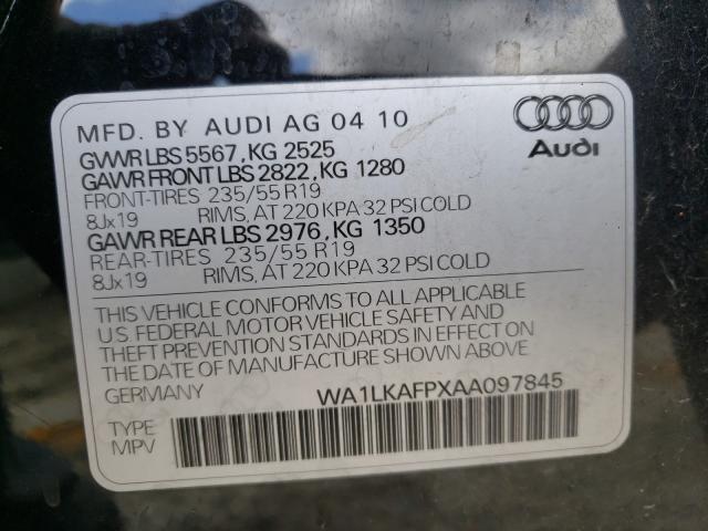 Photo 9 VIN: WA1LKAFPXAA097845 - AUDI Q5 PREMIUM 