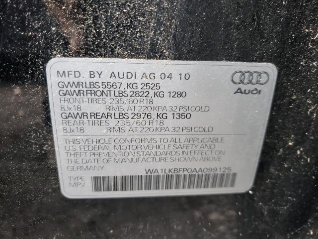 Photo 9 VIN: WA1LKBFP0AA099125 - AUDI Q5 