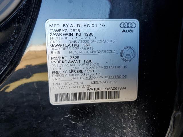 Photo 12 VIN: WA1LKCFP0AA067894 - AUDI Q5 