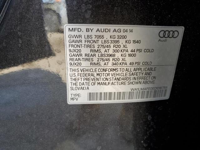 Photo 13 VIN: WA1LMAFE0ED018759 - AUDI Q7 