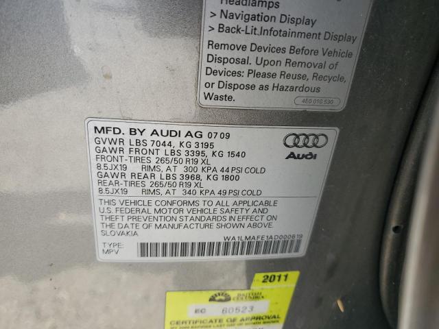 Photo 12 VIN: WA1LMAFE1AD000619 - AUDI Q7 PREMIUM 