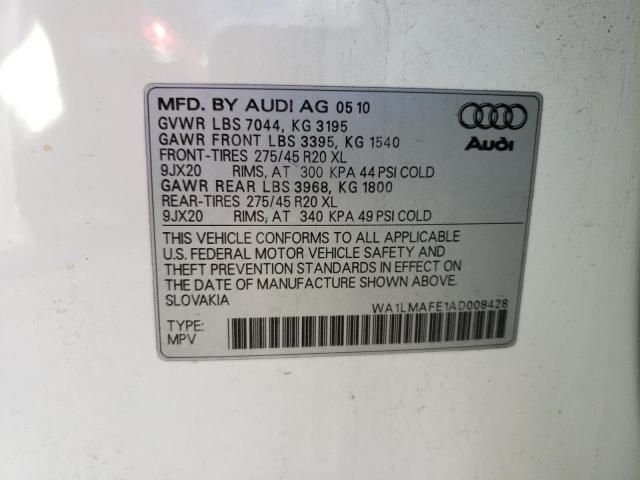 Photo 12 VIN: WA1LMAFE1AD008428 - AUDI Q7 PREMIUM 