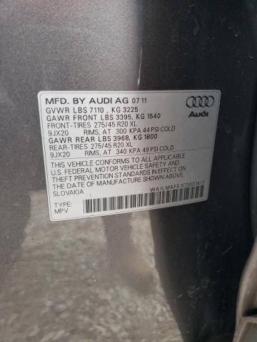 Photo 13 VIN: WA1LMAFE1CD001417 - AUDI Q7 