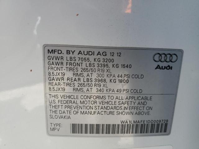 Photo 13 VIN: WA1LMAFE1DD009728 - AUDI Q7 