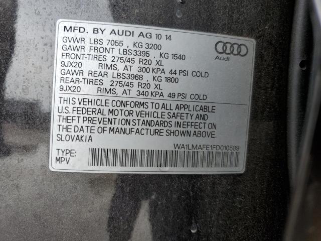 Photo 12 VIN: WA1LMAFE1FD010509 - AUDI Q7 TDI PRE 