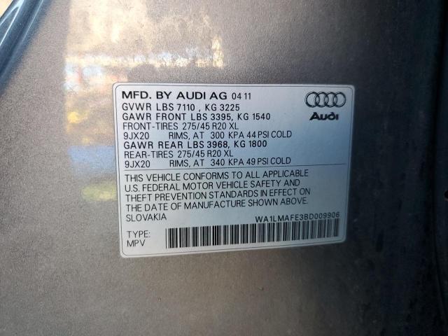 Photo 12 VIN: WA1LMAFE3BD009906 - AUDI Q7 