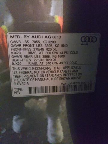 Photo 12 VIN: WA1LMAFE3ED001972 - AUDI Q7 PREMIUM 