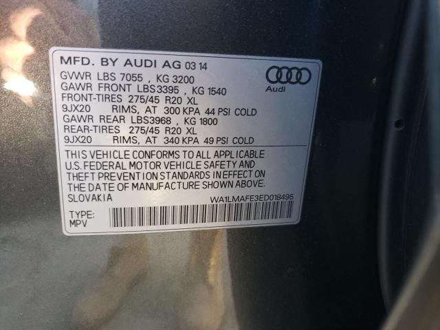 Photo 9 VIN: WA1LMAFE3ED018495 - AUDI Q7 