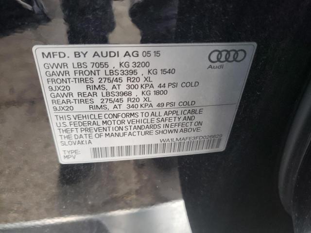 Photo 9 VIN: WA1LMAFE3FD026629 - AUDI Q7 TDI PRE 