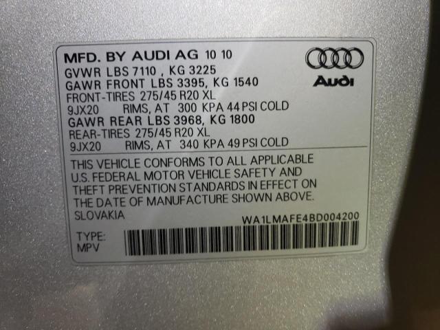 Photo 11 VIN: WA1LMAFE4BD004200 - AUDI Q7 