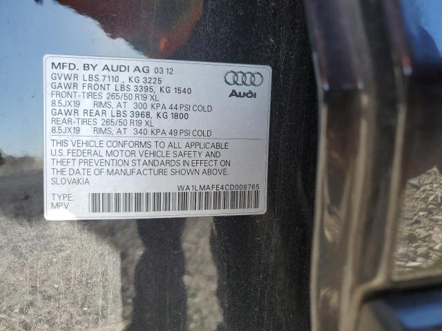 Photo 13 VIN: WA1LMAFE4CD008765 - AUDI Q7 PREMIUM 