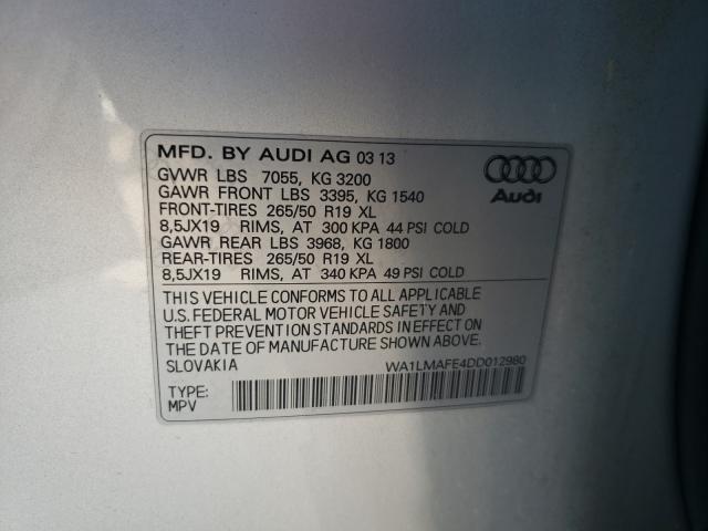 Photo 9 VIN: WA1LMAFE4DD012980 - AUDI Q7 