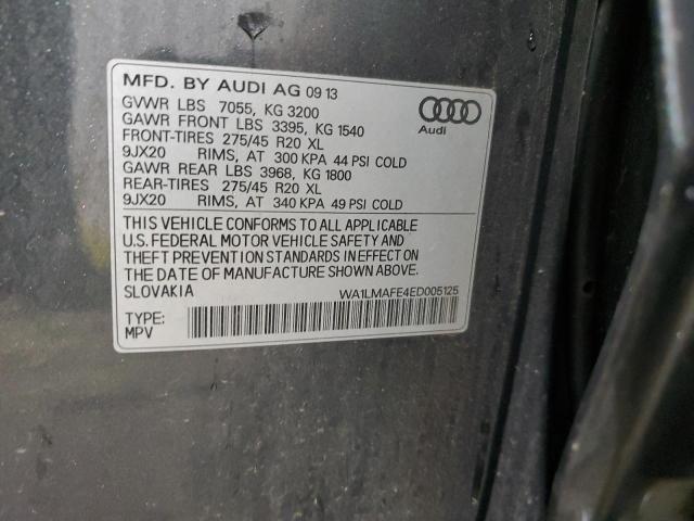 Photo 13 VIN: WA1LMAFE4ED005125 - AUDI Q7 PREMIUM 