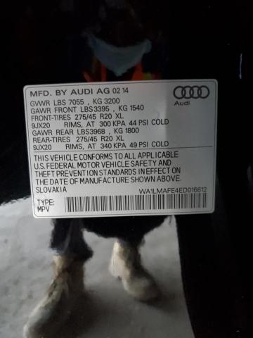 Photo 11 VIN: WA1LMAFE4ED016612 - AUDI Q7 PREMIUM 